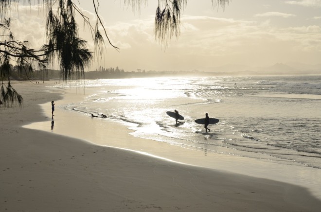 Byron Bay Beach - Surfer